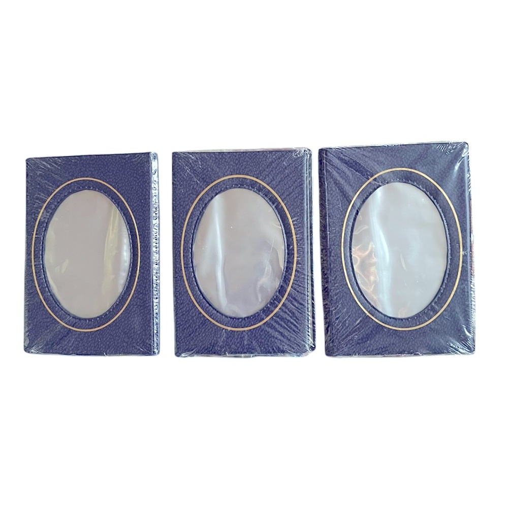 Photo Albums Keepsake 4x6 Photos Blue Lot of Three